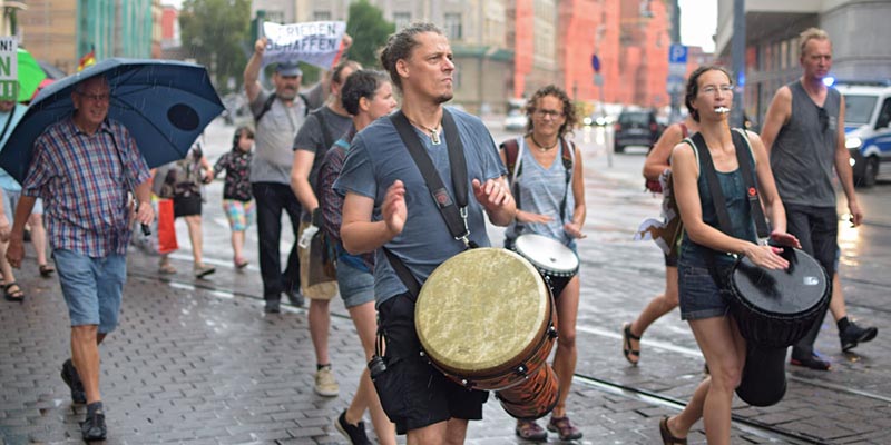 Montagsdemo am 25.7.2022